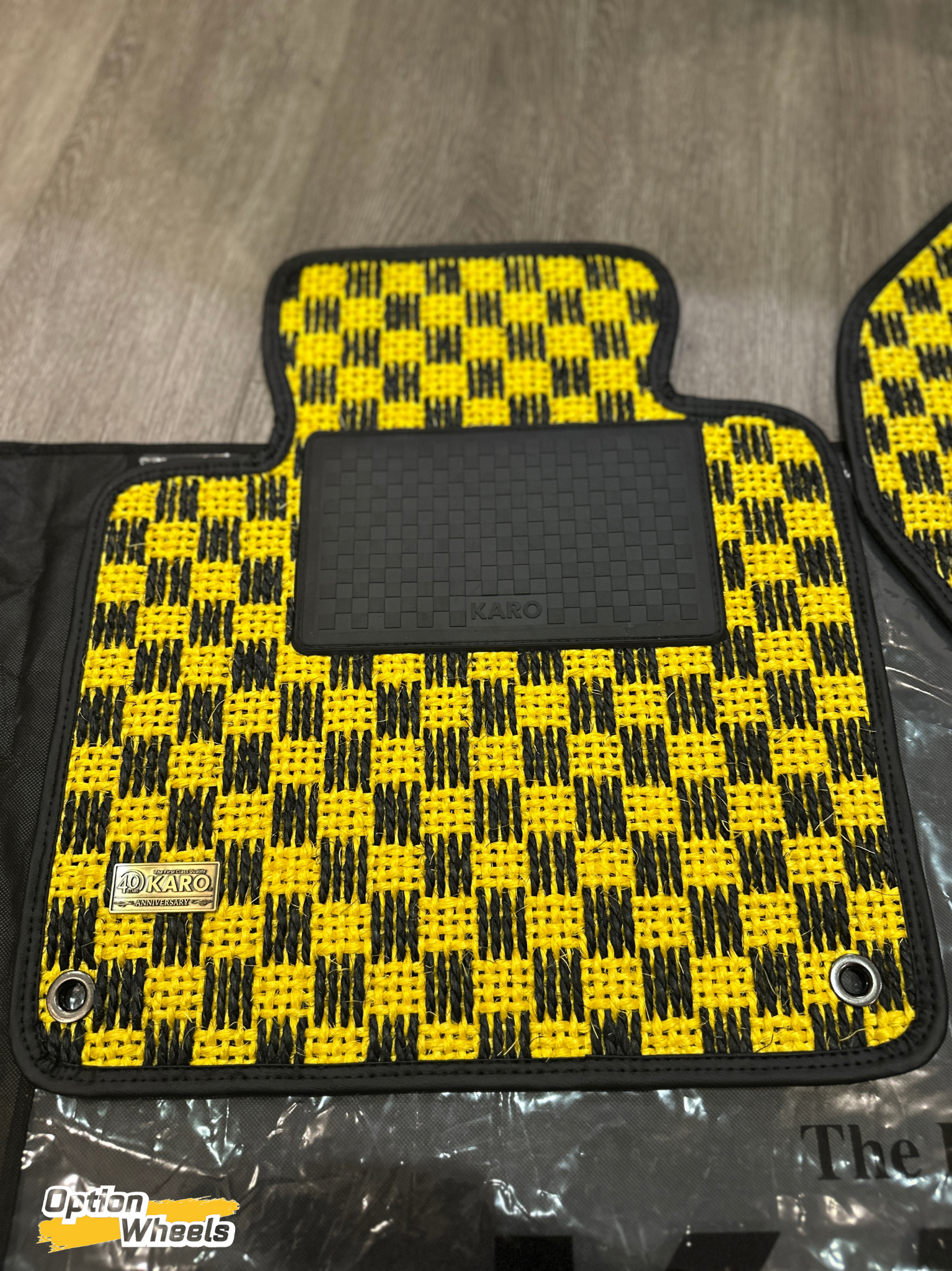 S2000 KARO Floor Mats LHD (Custom Made, Red/Yellow)