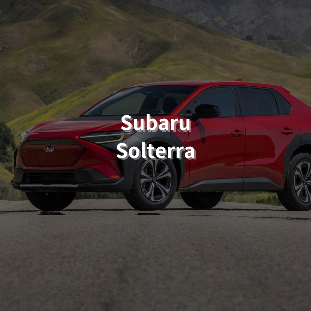 SUBARU SOLTERRA Winter Package