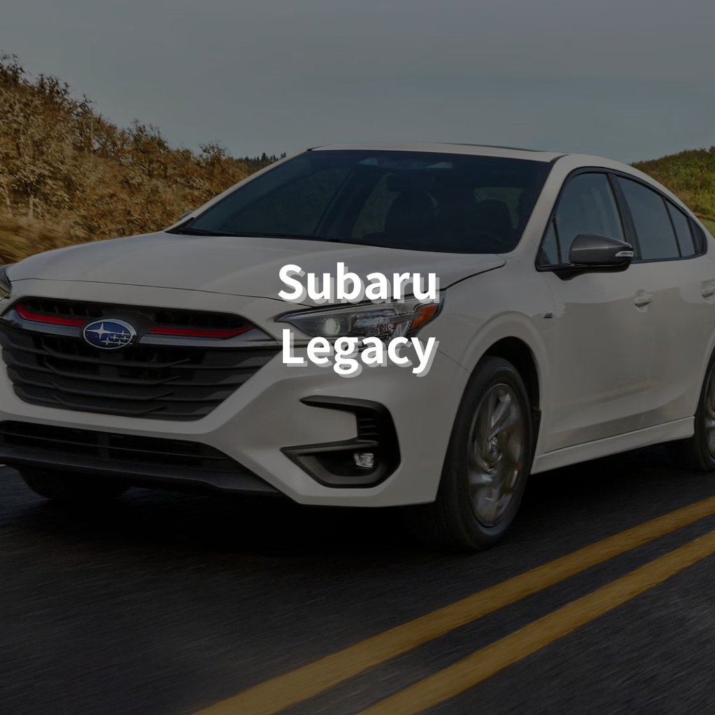 SUBARU LEGACY Winter Package