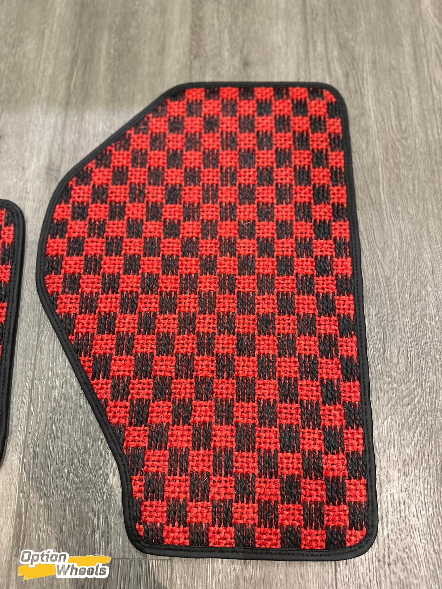 S2000 KARO Floor Mats LHD (Custom Made, Red/Yellow)