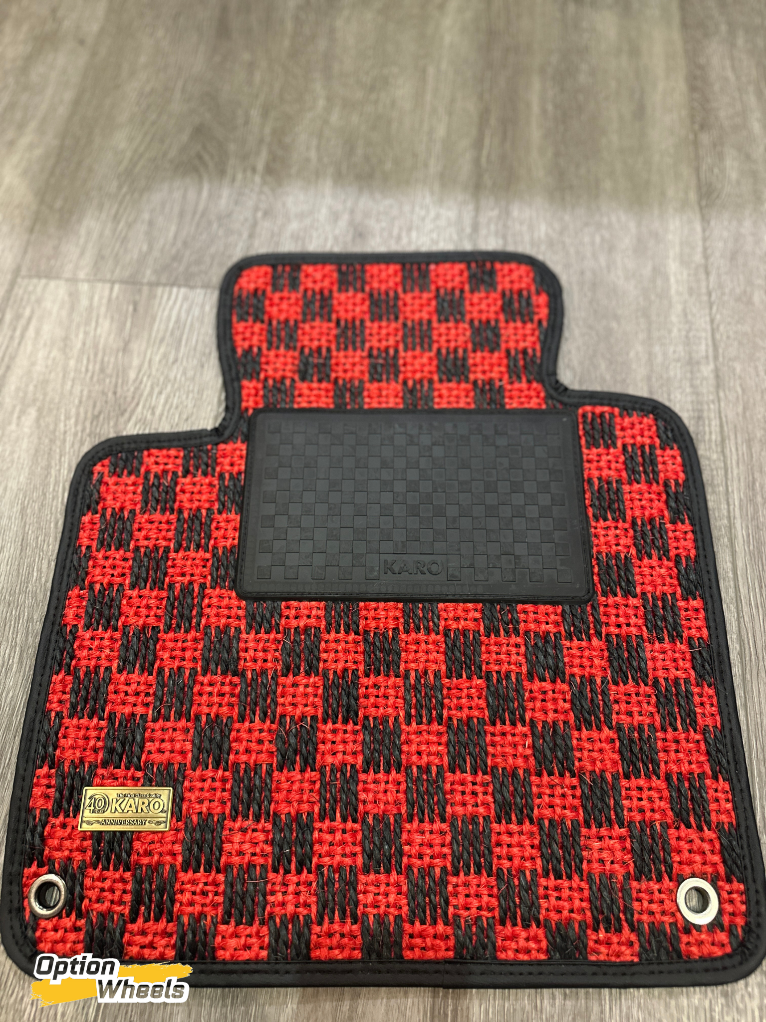 S2000 KARO Floor Mats LHD (Custom Made, Red/Yellow)
