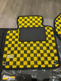 S2000 KARO Floor Mats LHD (Custom Made, Red/Yellow)