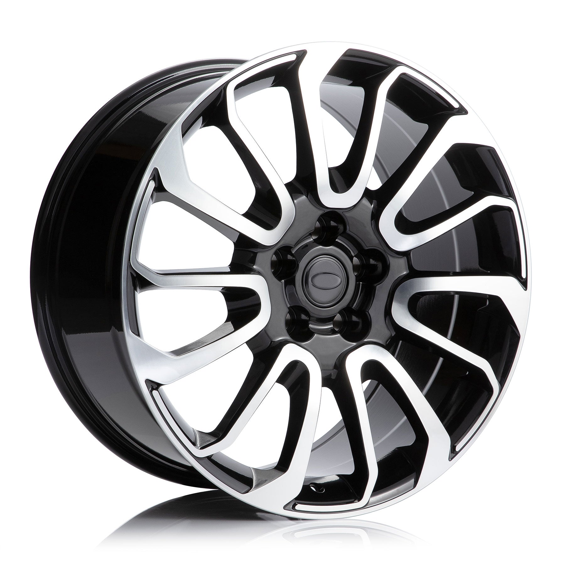 LS2 | 22x9.5 | 5x120 | SHANK 72.6 | +43 | BLACK MACHINED FACE
