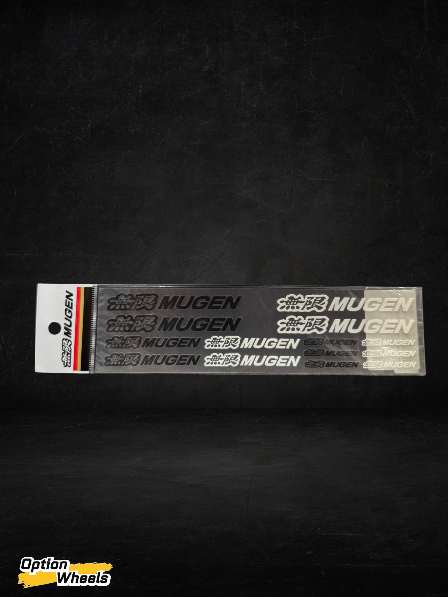 Mugen Sticker B&W
