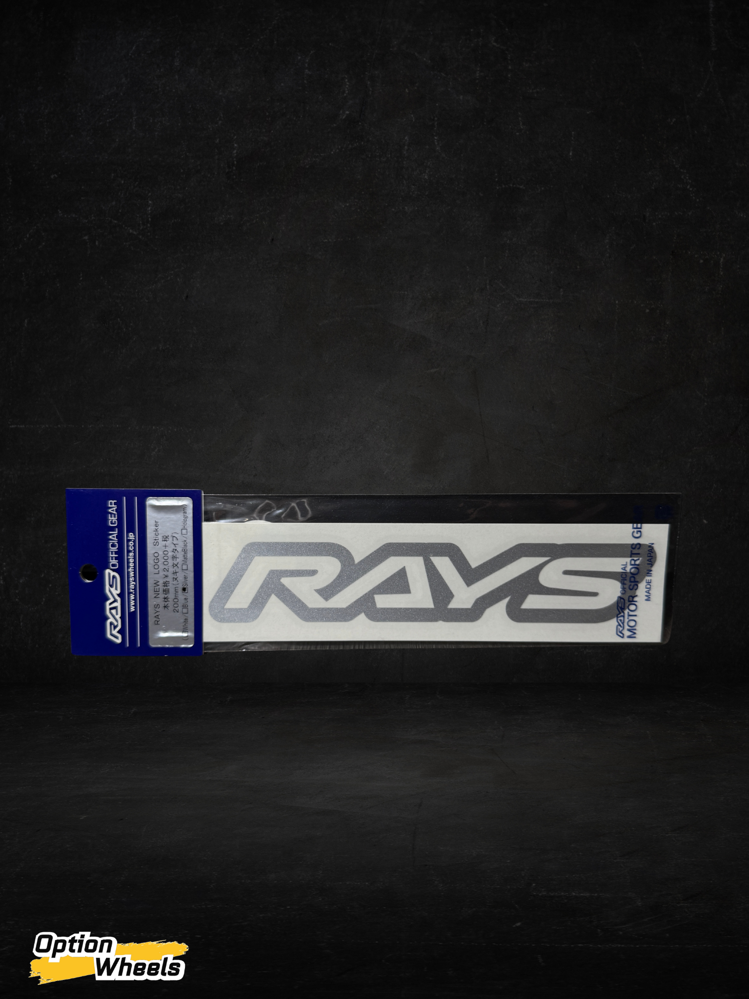 Rays Logo Sticker (Silver)