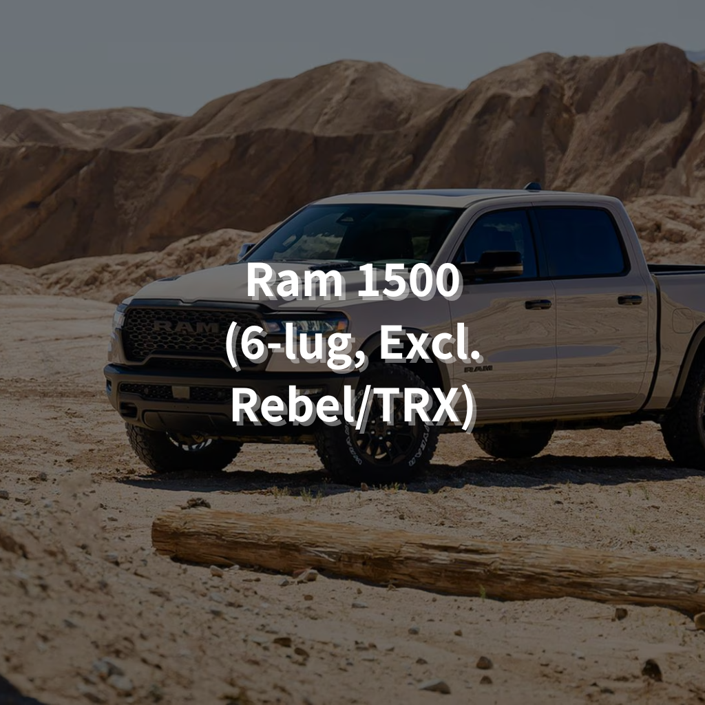 RAM 1500 (EXCL. REBEL/TRX), 6-LUGS Winter Package
