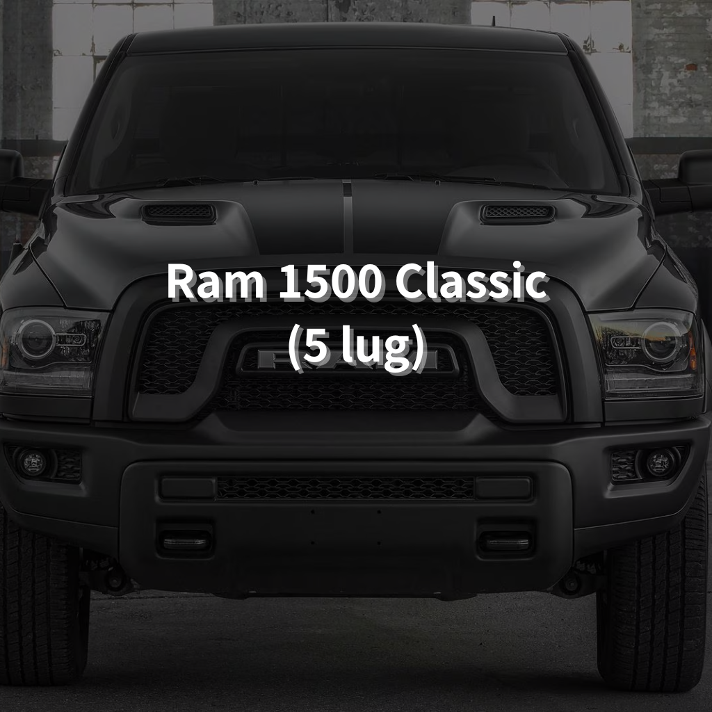 RAM 1500 Classic (5-lug) 17" Summer Package