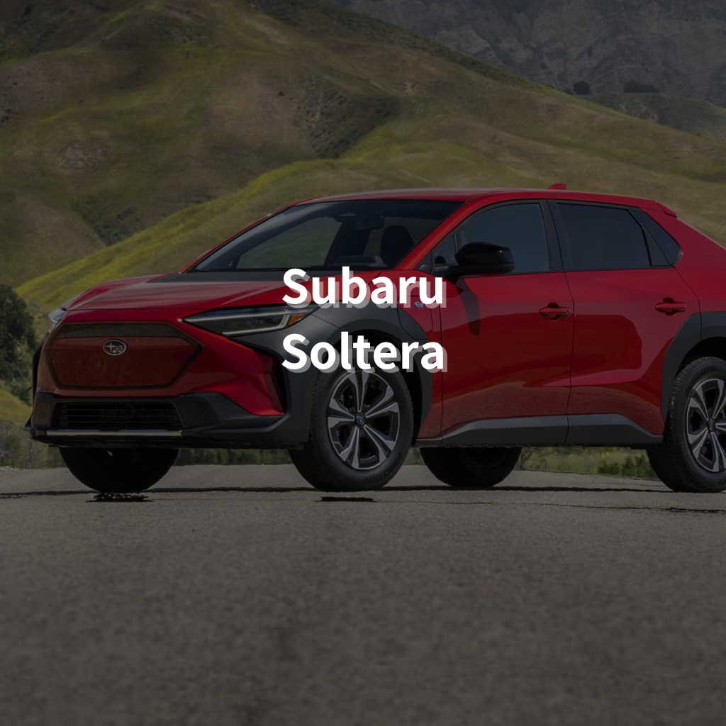 Subaru Solterra 18" Summer Package