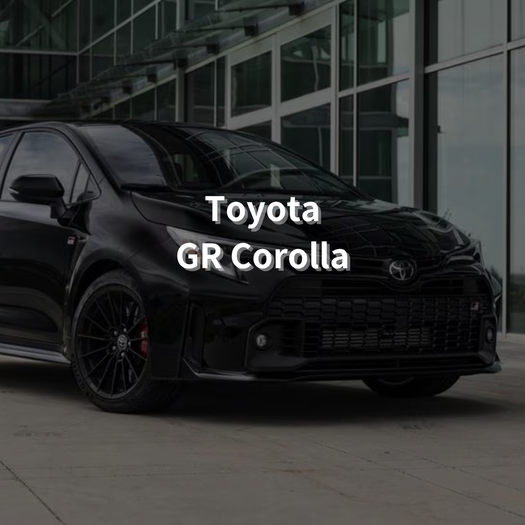 Toyota GR Corolla 18" Summer Package