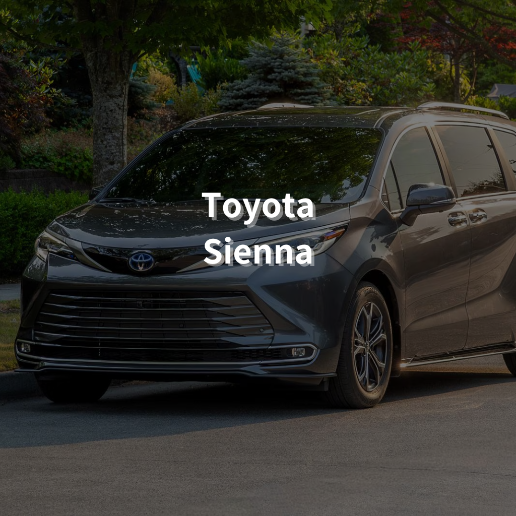 Toyota Sienna 18" Summer Package