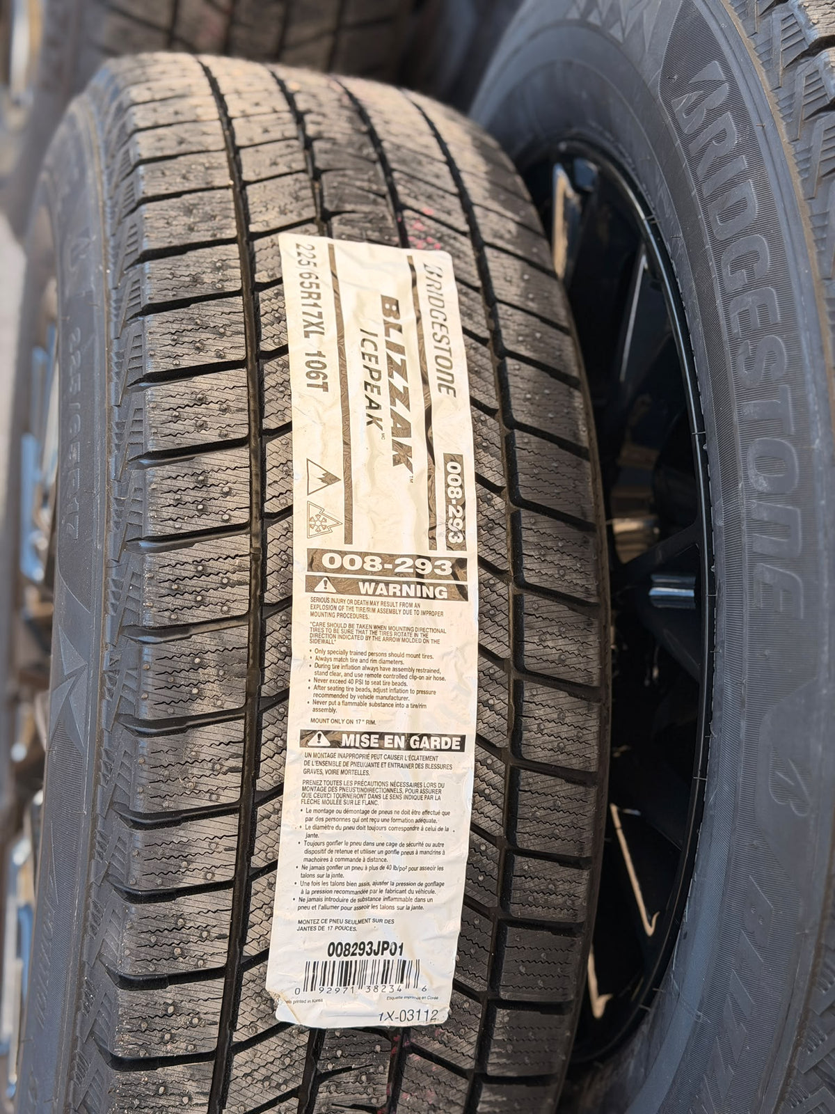 Toyota RAV4 17" Winter Tire & Wheel Package